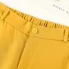 Spring And Autumn Women's Pants Casual Fashion Wide Leg Stretch High Waist Straight Harem 210429