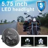 Universal 5.75 polegadas LED carro farol de motocicleta H4 phare farol moto cabeça cabeça cabeça para harley