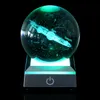 Novelty Items 60cm/80cm K9 Crystal Solar System Planet Globe 3D Laser Engraved Sun Ball With Touch Switch LED Light Base Astronomy