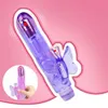 Tpe fjäril fitta massager kraftfull kanin vibrator sex leksaker för kvinna hastighet dubbla vibration klitoris stimulator vagina vibratorer