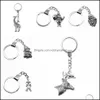 Nyckelringar Smycken Användare Present Gullig Keychain Car Chain 1pCs Jul Hängsmycke Aessories Drop Leverans 2021 E3SAS