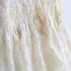 BBWM Sweet Retro Fairy Dress Femmes Summer Vestido Mujer Français Vintage Coton Floral Robe sans manches 210520