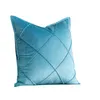 Velvet Nordic диван подушки роскошные атласные подушки для гостиной автомобиль декоративный 45x45 30x50 желтый синий 211203
