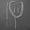 Cadenas Punk Gothic Choker Snake Chain Necklace para mujer Declaración Hip Hop Rock Long Fresh Steampunk Sexy Jewelry