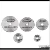 Andra handverktyg Hemträdgårdsdrift leverans 2021 HSS Circular Wood Cutting Saw Blade Discs Mandrel Drill For Rotary Tool Hudle