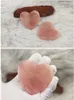 Anti-Aging Pink Crystal Natural Jade Beauty Face Kit da tavola Guasha Massaggio Healing Stone Massaggiatore viso Gua Sha board