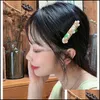 ジュエリーヘアクリップバレット韓国レトロゴールデンスイートフェアリーフラワーパールヘアピンフレンチワイルドメタルダックビルクリップヘッドドレス