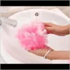 Brosses, éponges épurateurs jardinmulticolore bain douche corps bulle exfolier éponge bouffée maille filet boule nettoyage salle de bain accessoires maison S