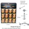 12 Packs/Lot Stainless Steel Eyebrow Nails Crystal Nose Ring Labret Lip Piercing Jewelry Set Women Girl New Gift