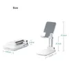 Universal Desktop Mobiltelefon Bärbar Justerbar Fold-Up Holder Stativ för iPhone Samsung Tablet Ipad Mini