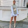 ZXQJ Женский вязаный свитер вязаный свитер Turtleneck Jumpers Толстые Твердые трикотажные одежды Женские Свободные Винтажные шикарные Пуловер Топ 210521