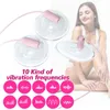 NXY SEX PUMP TOYS 4IN1ニップル吸盤バイブレーターリモコン乳房+猫サクションカップ真空吸いマッサージャークリトリー刺激装置1221