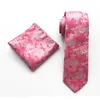 Cravatte 8CM Set di cravatte fatte a mano per uomo Cravatta alla moda Fazzoletto Asciugamano classico da uomo per matrimonio