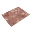 Mats & Pads Golden Geometric Stripes Dinning Table Decoration Pink Kitchen Accessories Placemats For Party Dining Tables
