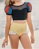 Clothing Sets Family Matching One-Piece Suits Toddler Infant Baby Girls Watermelon Swimsuit Princess Dresses Swimwear Swimming Bikini