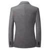 Męskie mieszanki wełny wiosna mężczyźni krótki wełniany płaszcz Slim Casual Business Fashion Solid Kolor prosta kurtka męska ubrania Viol22