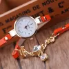 Wristwatches 2021 Women-watches Pu Leather Rhinestone Analog Quartz Lady Watch Luxury Wrist Watches Bracelet Reloj De Pulsera Para Mujer #L0