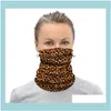 Masks Festive Supplies Home & Gardenmasks Leopard Print Scarves 3D Suncreen Magic Turban Spot Ice Silk Riding Headgear Outdoor Party Sports