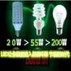 Lâmpada de concha de alumínio lâmpada LED 25W 40W 220V E27 5730 Chip Milho Luz Rua Cool Morno Branco