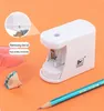 Automatic Electric Pencil Sharpener Safe Fast Prevent Accidental Opening Stationery School Supplies Students Artists Classrooms Office JY0613