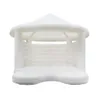 4x4m tentes et abris extérieur Jumping Bouncer Château gonflable de mariage gonflable White Bounce House avec base en PVC Murs d'Oxford pour adultes et enfants