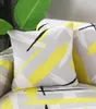 Chair Covers 2021 Yellow Line Sofa Slipcovers Tight Wrap All-inclusive Slip-resistant Elastic Cubre Towel Corner Cover Couch