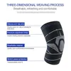 Knädyna armbåge 1pc Elastic Nylon Sports Fitness Kneepad Gear Basketball Volleyball Brace Protector Safety