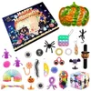 Party Favor Halloween Countdown Calendar Leksaker 24 dagar Advent Pack Anti Stress Kit Relief Figet Toy Blind Box Kids Gifts Sea Shipping