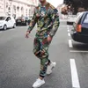 Jogging kläder 3D Printing Tiger TU039an Round Neck Suit Men039s Fall och Winter Casual Sweatshirt Sweatpants Sportswear F2809770