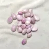 Natural Kunzite Tumbled Stone Arts and Crafts Polished High Energy Reiki Healing Spodumene Crystal Quartz 15-25mm Irregular Gemstones Jewelry Making Collection