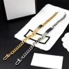 Braceletes de aço inoxidável pulseiras 18k banhado a ouro alto polido Miami Cuban Link Bracelete Homens Punk Curb Chain Acessórios com Pochette Bijoux Atacado