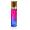 10pcs Hot 10cc Perfume Sample Refillable Gradient Color Roller Glass Bottle For Essential Oil 10ml Roll-on Glass Container Free