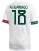 メキシコサッカージャージーホームコパアメリカファンプレーヤーバージョンCamiseta 20 21 Chicharito Lozano Dos Santos 2021 2022 Jimenez Camiseta 5114037