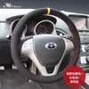 Para Hyundai ELANTRA MISTRA IX35 nuevo SANTAFE Sonata TUCSON DIY personalizado cosido a mano de cuero protector para volante de coche