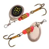 6Cm 2.5G Metal Carp Fishing Lure Vibration Bait Spinner Spoon Lures Rotating Metal Sequin Wobbler With Treble Hooks B3Q0F Rv7Cj 655 X2