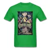 T-shirt Coraline de Geheime Deur Mannen T-shirts Coraline Geheime Deur Mens T-shirt Horror Fantasie Animatie Film Tops Tees Custom 210324