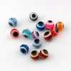 1000pcs Multicolor Harts Evil Eye Ball Round Spacer Pärlor för smycken Making Armband Halsband DIY Accessories2907280