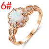 Allocations de mariage Recommander des bijoux Luxurious Opal Female Rague de taille ajustée pour les femmes Vintage 32524902097