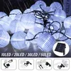 10/20/30/50 LED weiß Solar String Fairy Light Ball Lampe Outdoor Garten Dekor - 10LED