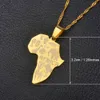 Afrika hanger ketting vrouwen mannen zilveren kleur / goud kleur Ethiopische sieraden groothandel Afrikaanse hiphop item