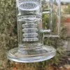 16 인치 40 cm 유리 물 파이프 18mm 두꺼운 머리가있는 유리 비이커 퍼콜러 Bong Recycler Dab Rigs 흡연 현지 창고