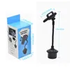 Water cup Car Phone Holder Long Arm For IPhone Cellphone GPS 360 Degree Cars Holders Stand Mount Support Bracket