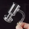 Dabber Smoking Quartz Banger Nail Terp Slurper Vacuum Domeless Oil Nails 10mm 14mm 18mm Wasserpfeifen für Glasbong
