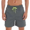 Купальники мужские Maillot De Bain шорты для плавания сплошной цвет короткая пляжная одежда трусы для мужчин быстросохнущие плавки плюс размер M-4XL281z