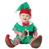 Costumes de noël Cosplay du père noël pour tout-petits, vêtements de spectacle avec chapeau pour fête du nouvel an, elfe et cerf, pour garçons et filles, 90-160CM