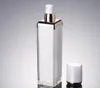 30g 50g Pearl White ACRYLIC Square Shape Cream Bottle Jar 15 30 50 ml Lotion Serum Essence Foundation Cosmetic Packaging