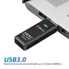 2 in 1 메모리 카드 리더 USB3.0 마이크로 SD TF 트랜스 플래시 드라이브 멀티 카드 작성기 어댑터 컨버터 도구 노트북 액세서리