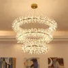 round crystal chandelier