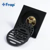 Other Bath & Toilet Supplies Frap Modern Pure Black Waste Drainer Ordinary Bathroom Balcony Rapid Drainage Tile Insert Square Drains Y38106