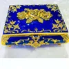 Large Luxury Colorful Enamel Jewelry Set Box Necklace Bracelet Storage Case Home Decor Chinese Handcraft Cloisonne Filigree Jewellery Packaging Wedding Gift